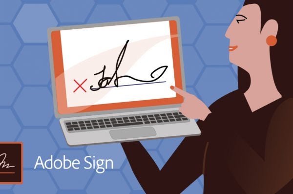 Signature on adobe for decoration