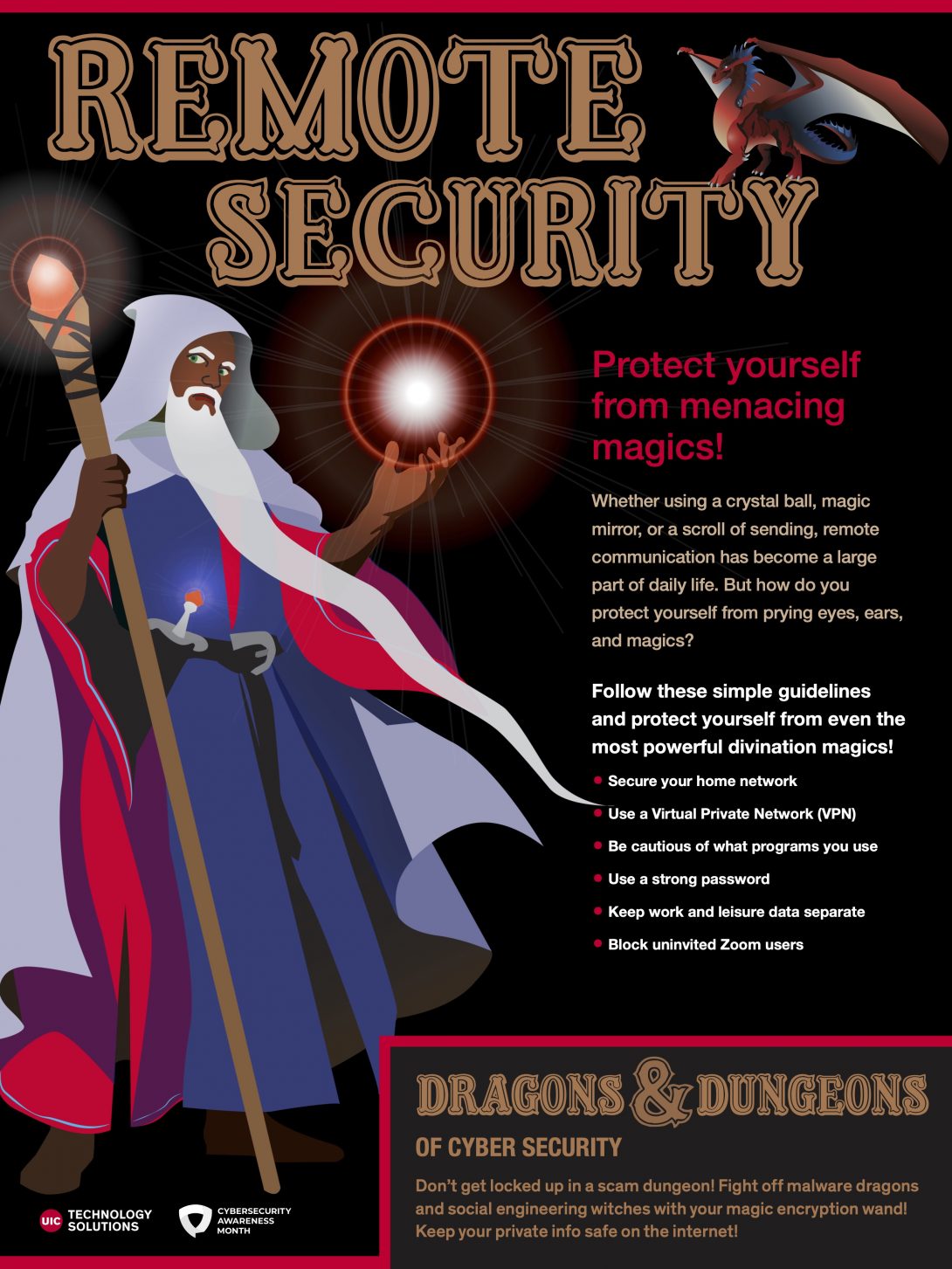 Wizard Remote Security poster