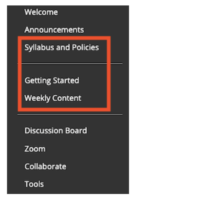 Create Easy to Navigate, Appealing Courses in Blackboard with the Spring 2021 Course Template