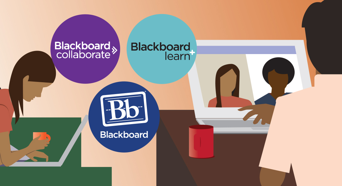 Tools for teaching and learning remotely include Blackboard Learn and Blackboard Collaborate