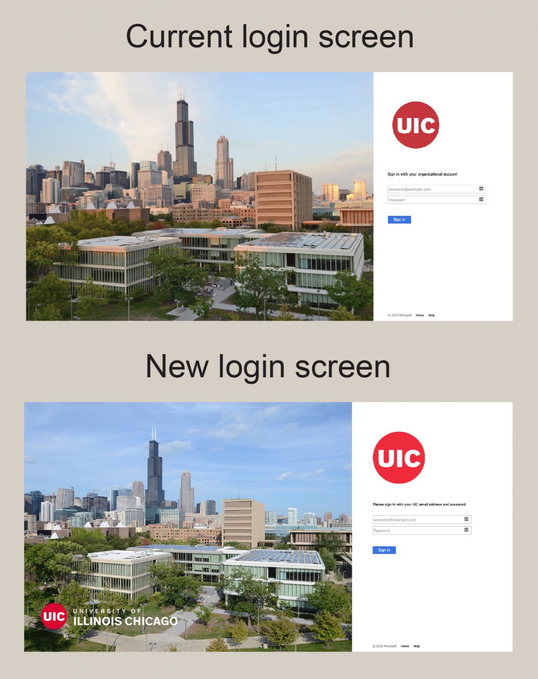 3/19 UIC Microsoft Service Login Screen Update | Information Technology @  UIC | University of Illinois Chicago