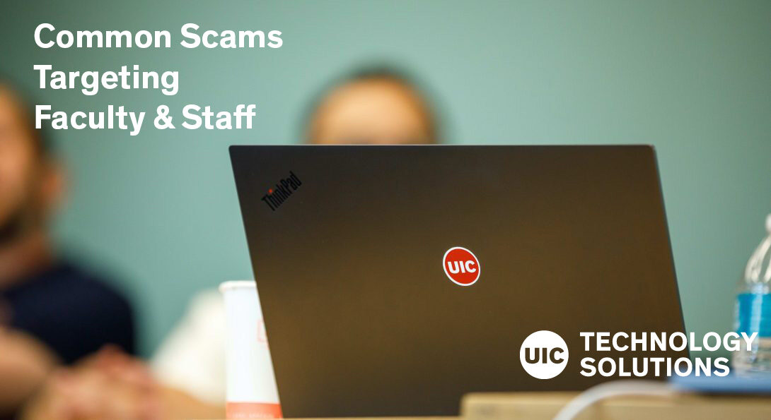 Common scams targeting Faculty and Staff image for decoration only