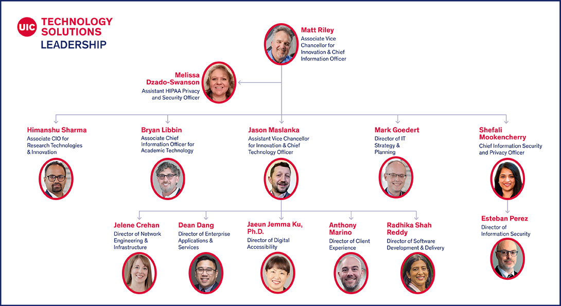 Technology Solutions Organizational Chart