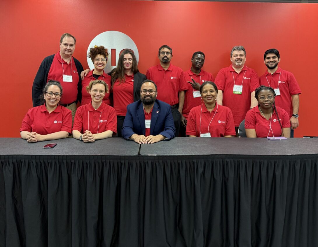 Several participants of the 2025 Computational Research Symposium gather for a photograph