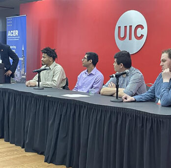 A panel of four participants at the 2025 Computational Research Symposium
                  